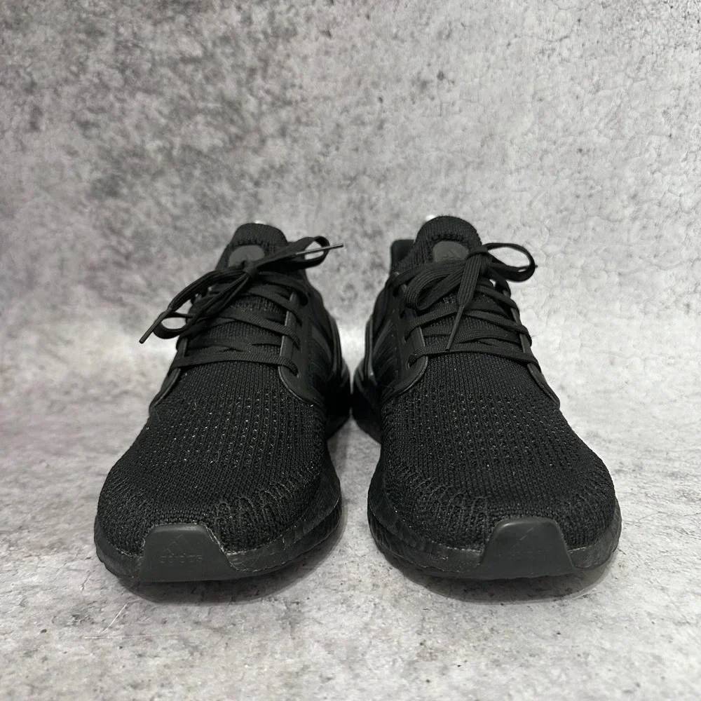 Adidas Ultraboost 20 Mens Size 7.5 Black Running Shoes Triple Black FU8498 Prime